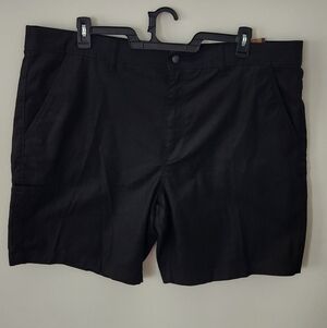 🩳 Brahma Men’s Black Canvas Shorts Size 44 – NWT, 9” Inseam Relaxed Fit